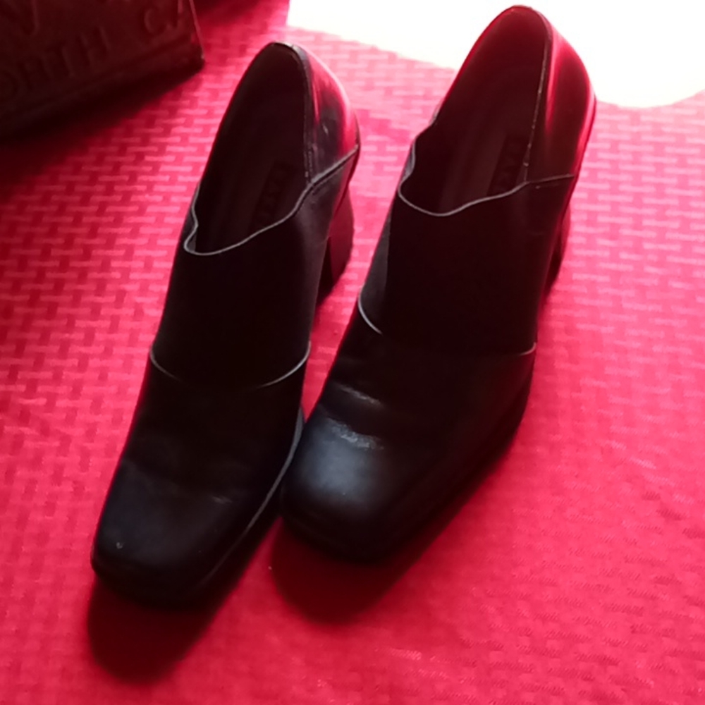 Bakers 3 1/2" chunky heeled loafer